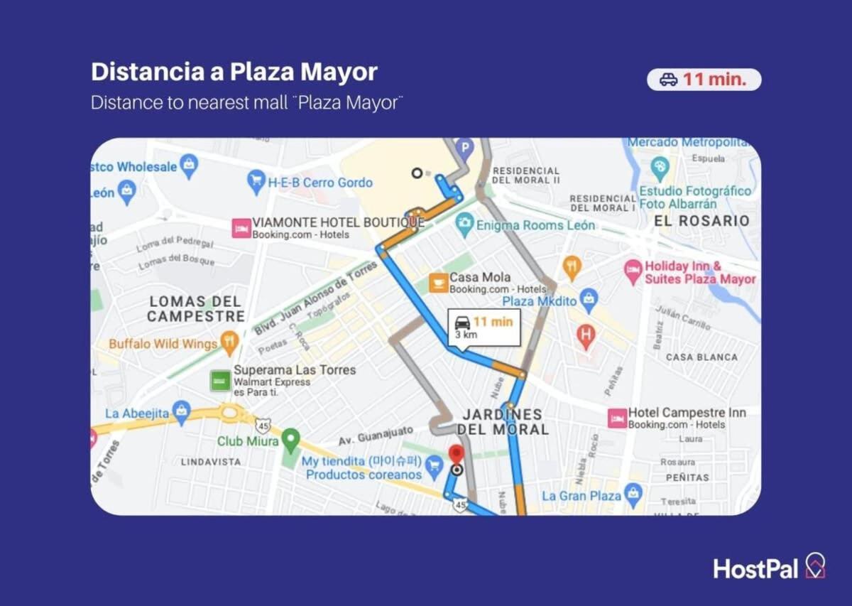 Lujoso Departamento En Leon Apartman Kültér fotó